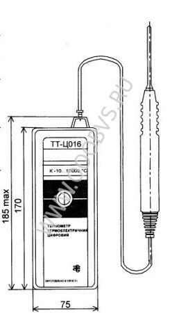 термометр термоэлектрический цифровой ТТ-Ц016 фото